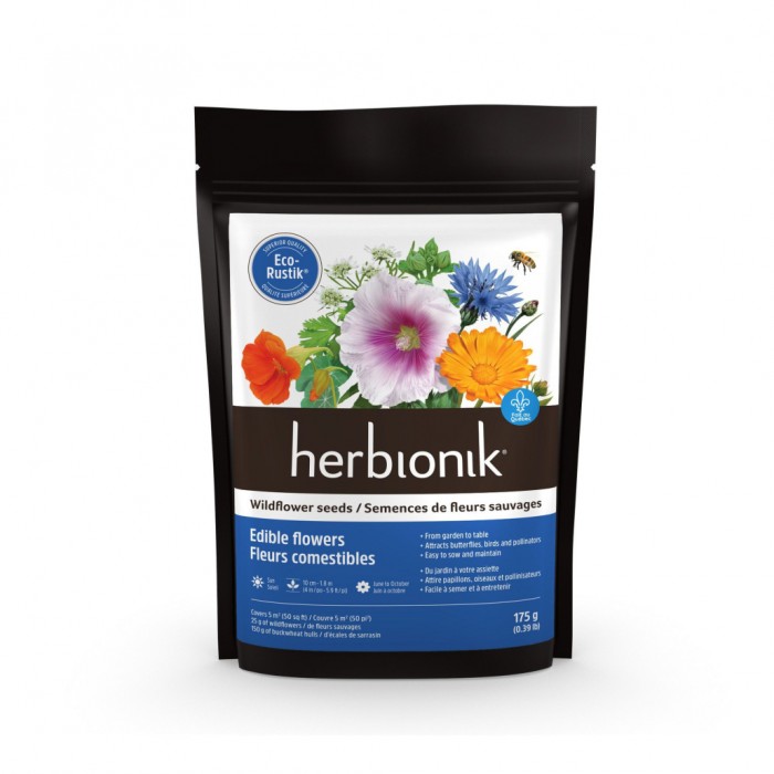 Semence Herbionik Eco-Rustik Fleurs comestibles 175g
