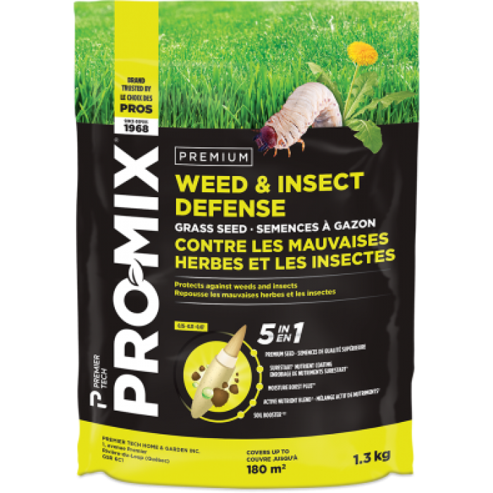 Semences à gazon contre les mauvaises herbes et les insectes Pro-mix - 1.3 kg